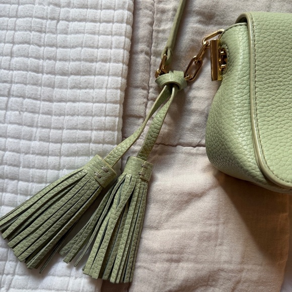 Tory Burch Crossbody Bag, One Size, Mint and Gold - Picture 2 of 9